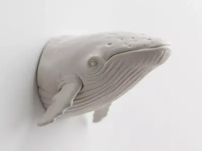 whale 3D print model