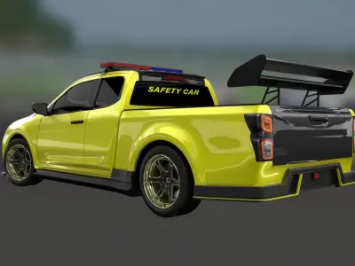 ISUZU D Max Space Cab Ddi Blue Power Gen2 Safety Car  3D model