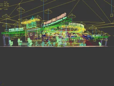 Exhibition - Area - 36X24-3DMAX2009-09 3D model