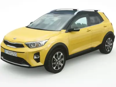 Kia Stonic 2018 Low-poly 3D model