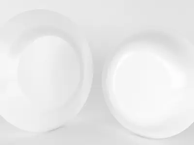 Plate and Bowl 3D model