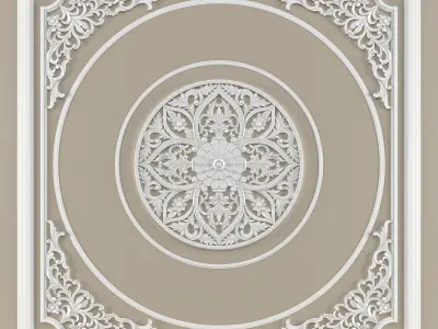 Decorative Frame  Ornament  Vol 02 3D model