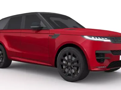 Land Rover Range Rover Sport 2023 Low-poly 3D model
