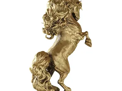 horse statue 203 3D model