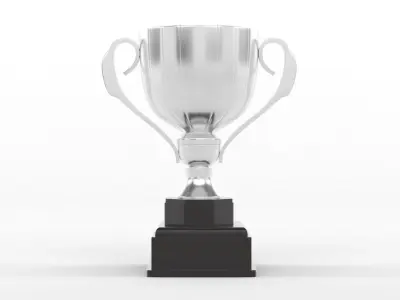 Trophy Cups 3D model 12