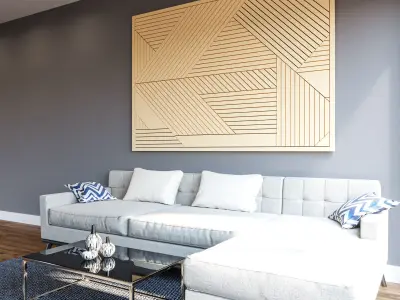 Livingroom entertainment center 3D model