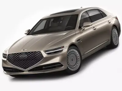 Genesis G90 2021 3D model