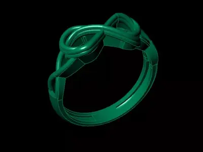 Infinity Ring 3D print model