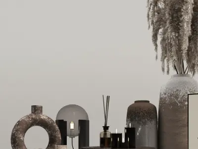 01-Decorative set 3D model