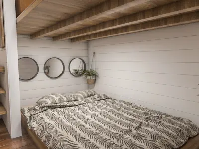 Tiny House 3D model 3D model