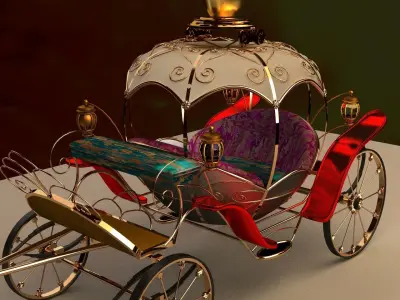 Chinese carriage   3D model