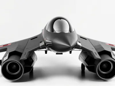 NovaStrike Hypersonic Jet model pack Low-poly 3D model