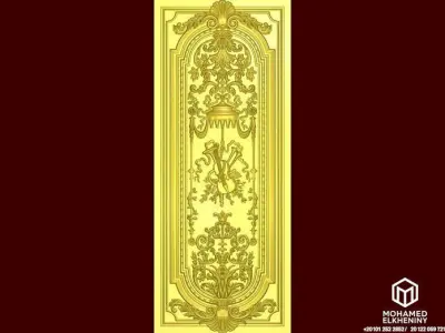 Classic decor ornament v-10 3D model 3D model