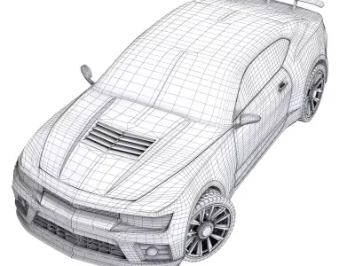 chevrolet camaro2024 3D model