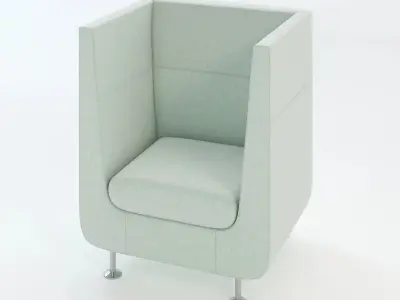 Hush Modular Seating 3D model