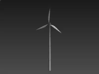 Wind Turbine 3D model