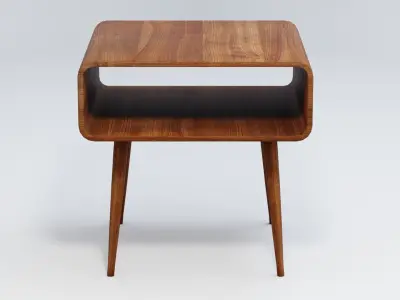 Modern End Table 3D model