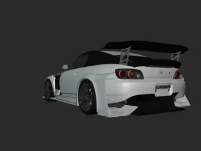 Custom creation S2000 Aero body kit 3D model