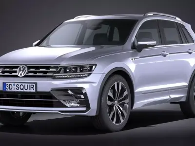 Volkswagen Tiguan R 2017 3D model