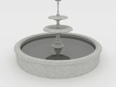 Classic Fountain 2 3D model