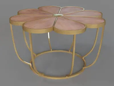 Margarita Table Brown 3D model