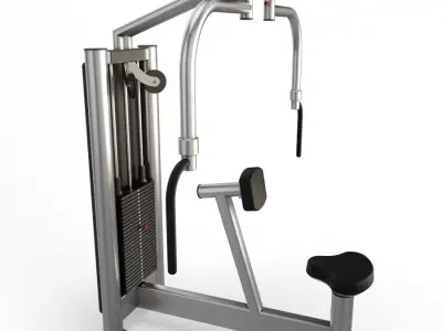 Gym Peck Back 3D model