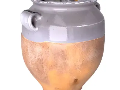 Terracotta Vase or Pot 5 3D model