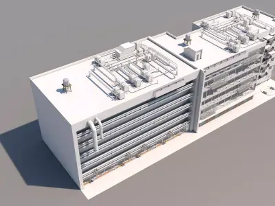 Slum Building 1 3D model