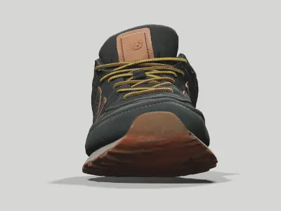 Sneakers New Balance 574 3d scan Low-poly 3D model
