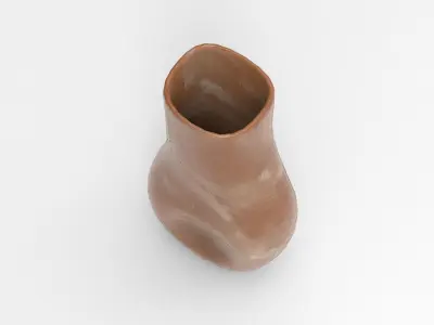 Mamo Vase Low-poly 3D model