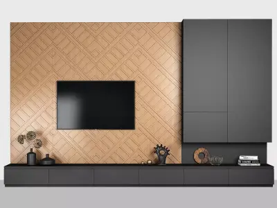 TV stand 3 3D model