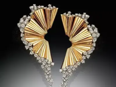 Exclusive Elegant Rings Jewelry Gold Brand 3D print model