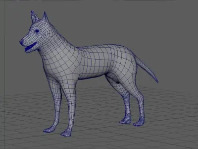 Wild Wolf 3D model
