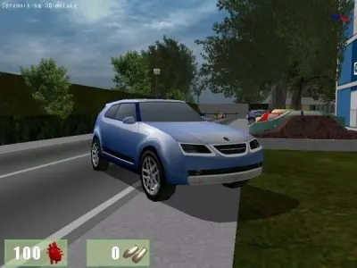 Saab 9-3X Low-poly 3D model