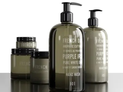 Restoration Hardware decorative set 3D model