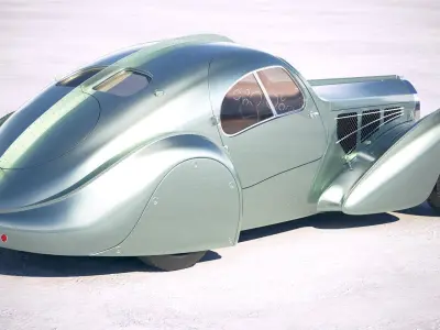 Bugatti Type 57 Aerolithe 1935 3D model