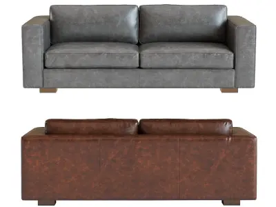 Restoration Hardware - Maddox Leather Sofa 3D model