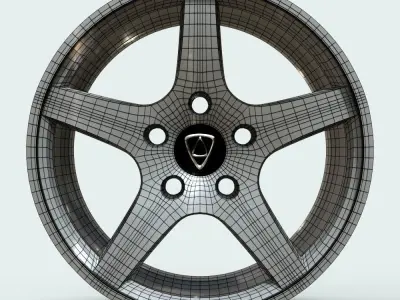 Affekta Rim 1 Sport Tuning Design Concept Low-poly 3D model