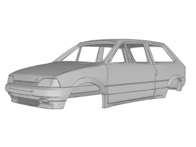 CITROEN AX SPORT 3D print model