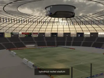 Football stadiums collection 3D Model Pack