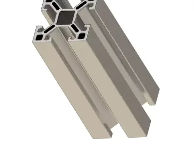 Square Aluminium Profile 3D print model