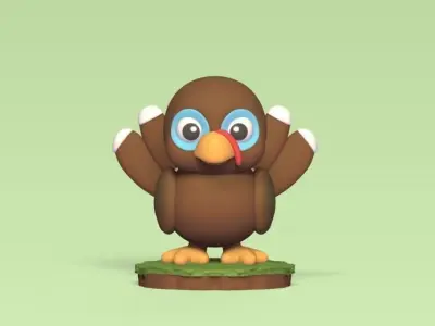 Thanksgiving pie 3D Model Collection