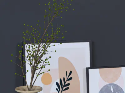 decorative set 54 3D model