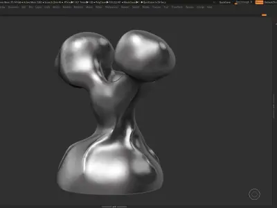 Modern Abstract Decorative sculpture 3d print model 49 3D print model