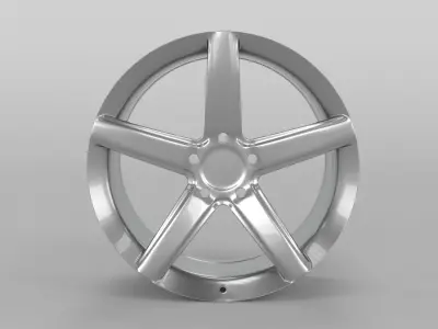 Car Rim 3D model 16