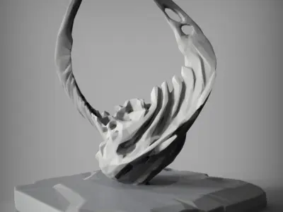 Beksinki s Crescent 3D print model