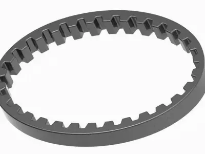 V-Belt Transmission 3D print model