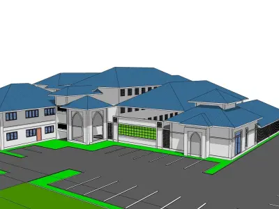 Tahfiz School02 3D model
