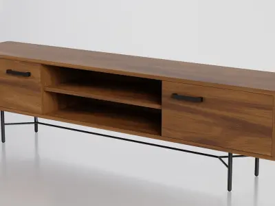 Tv Stand - Tv Bench - Media Unit 3D model