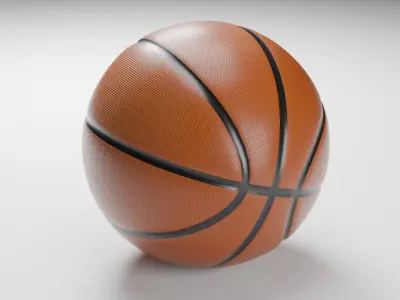 Basketball Ball Low-poly 3D model purchase